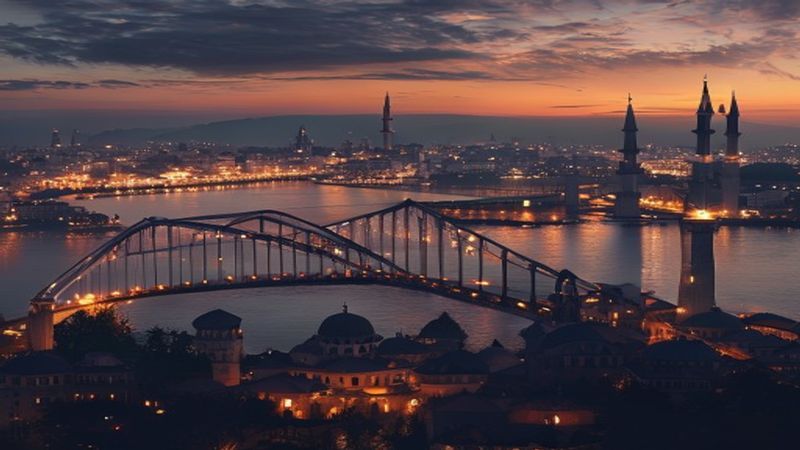 Istanbul Bosphorus skyline at night — crypto exchange ranking 2026